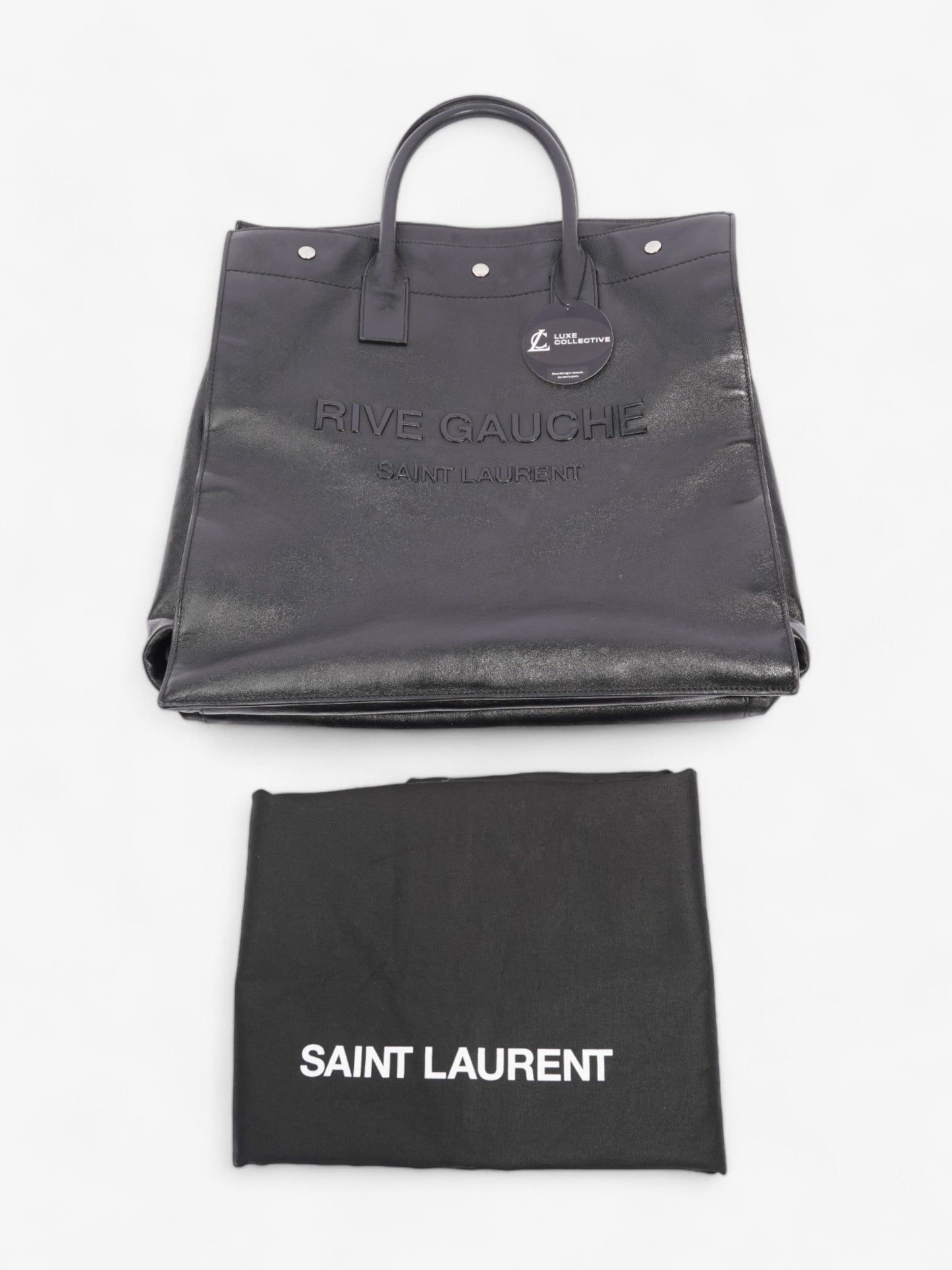 Saint Laurent Rive Gauche Black Leather Small