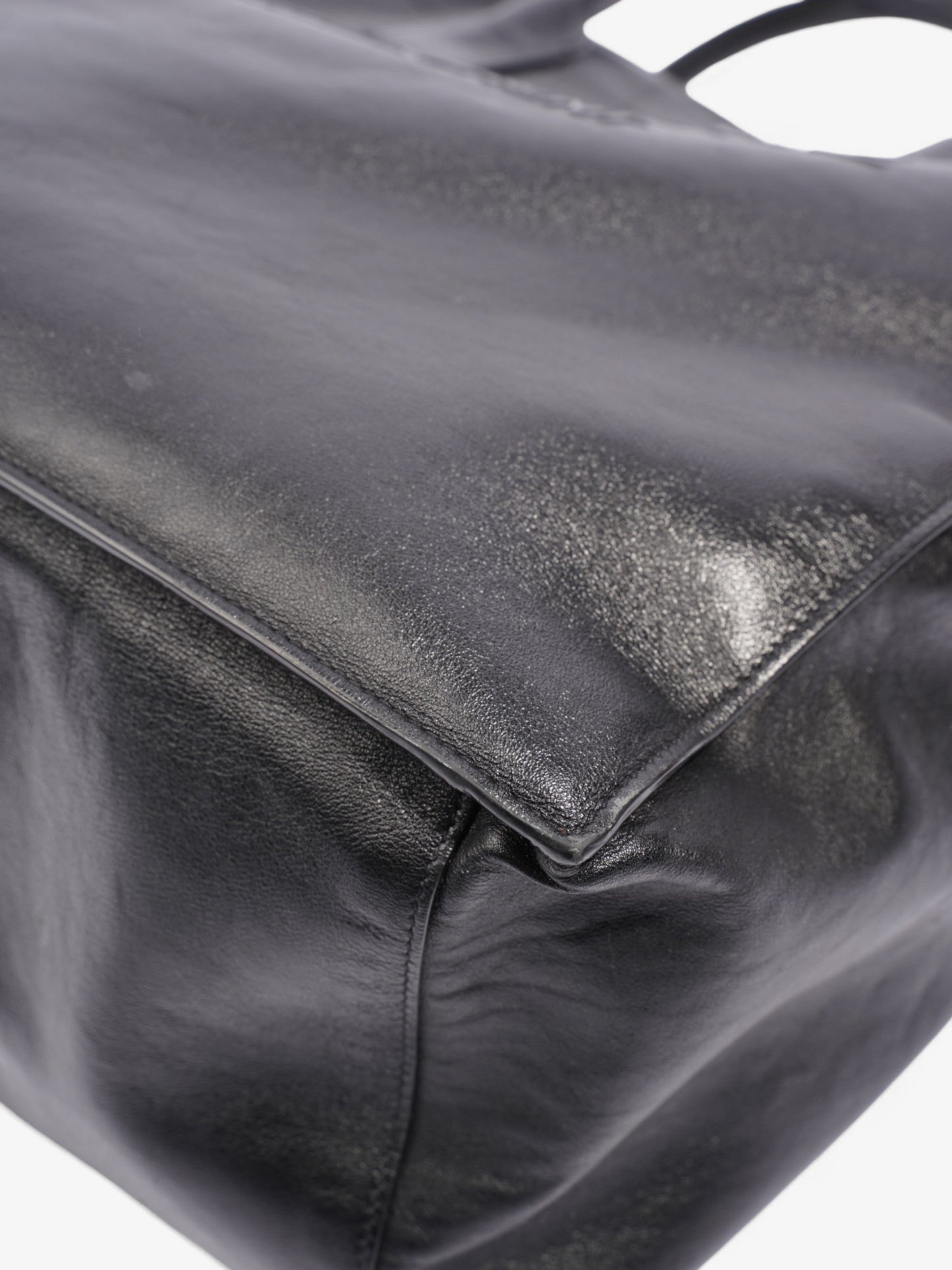 Saint Laurent Rive Gauche Black Leather Small