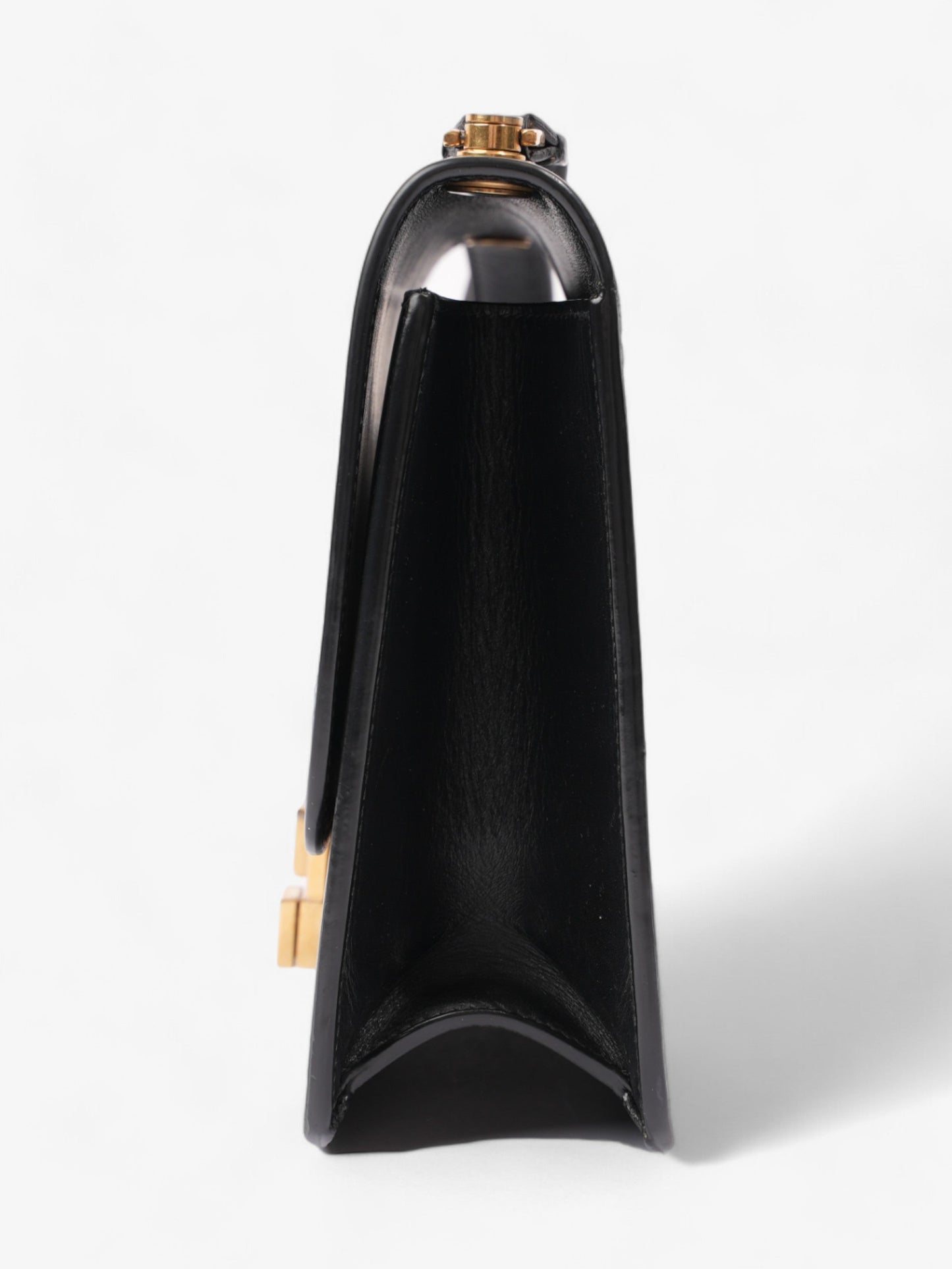 Saint Laurent Le Carré Black Leather Medium