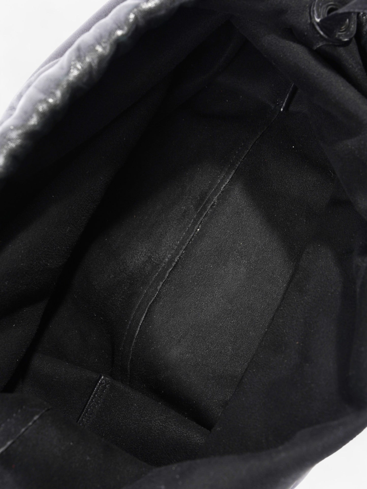 Saint Laurent Sac Pouch Black Leather