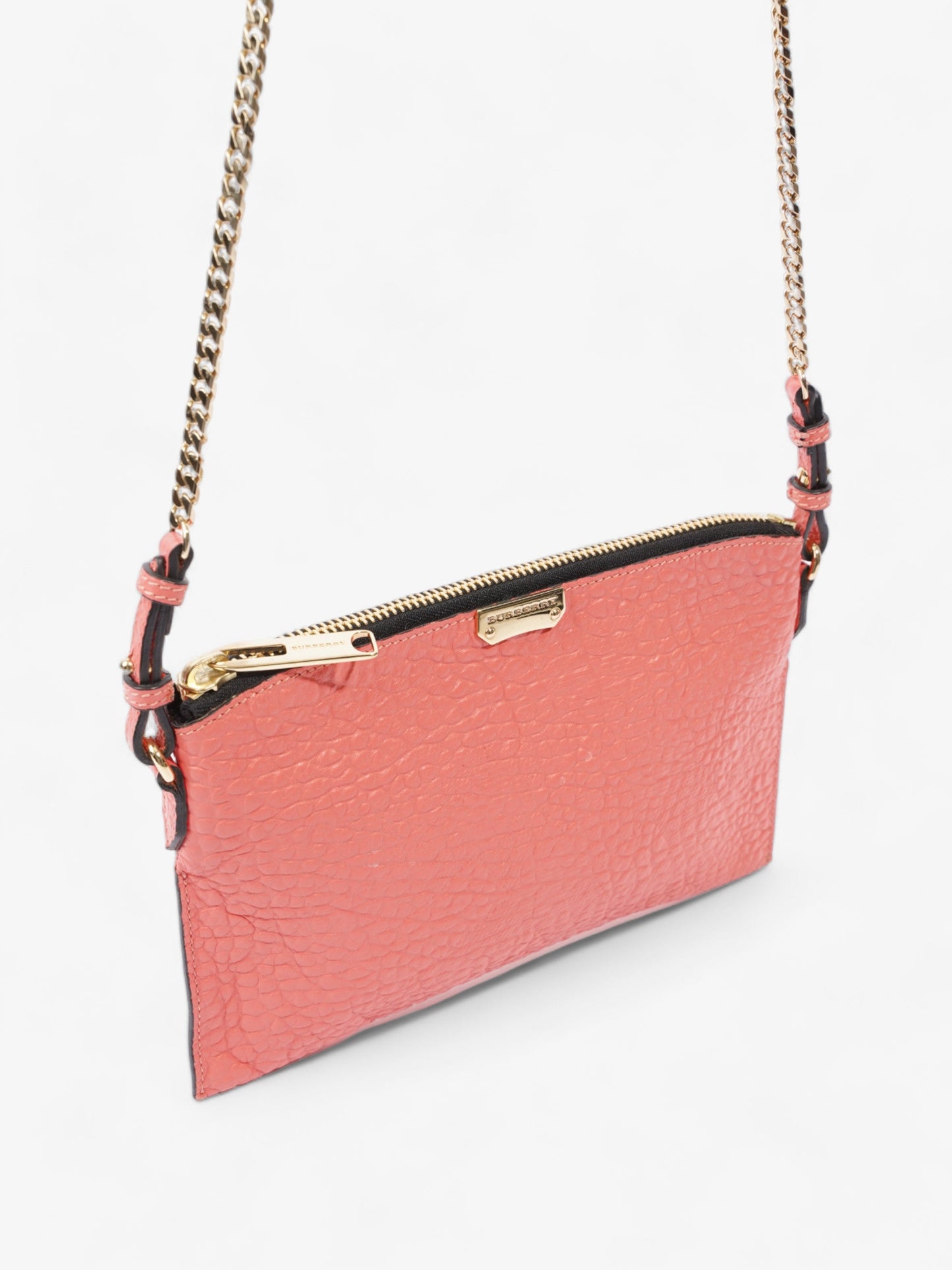 Burberry Chichester Coral Leather