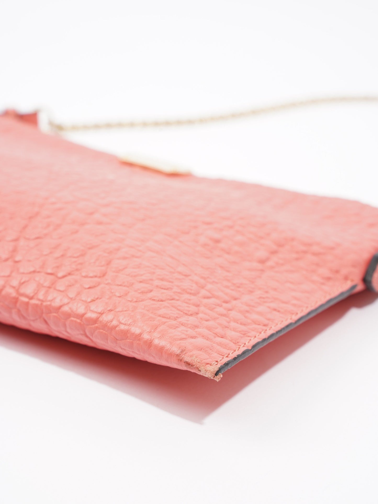 Burberry Chichester Coral Leather