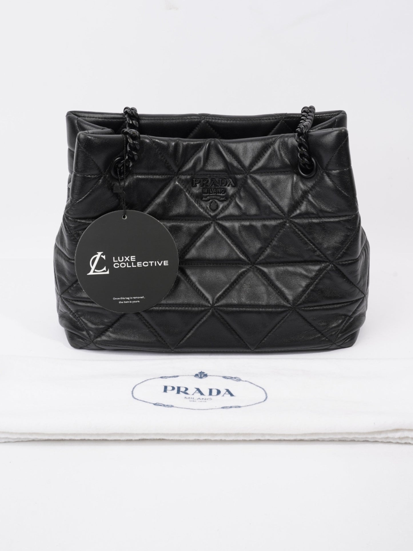 Prada Spectrum Tote Black Nappa Leather