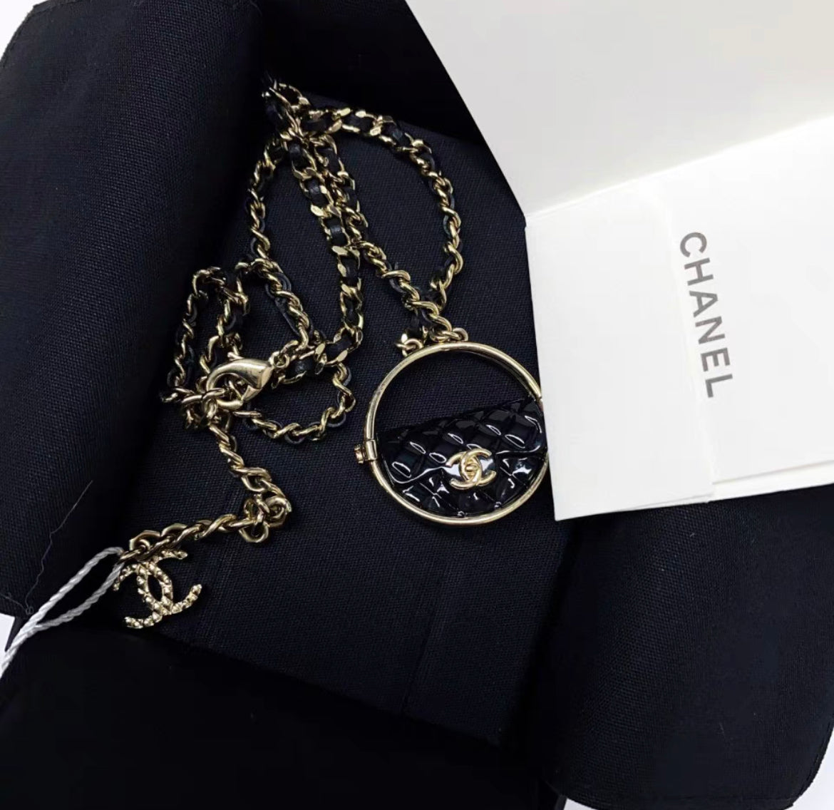 Chanel 23C Hula Hoop Bag Necklace