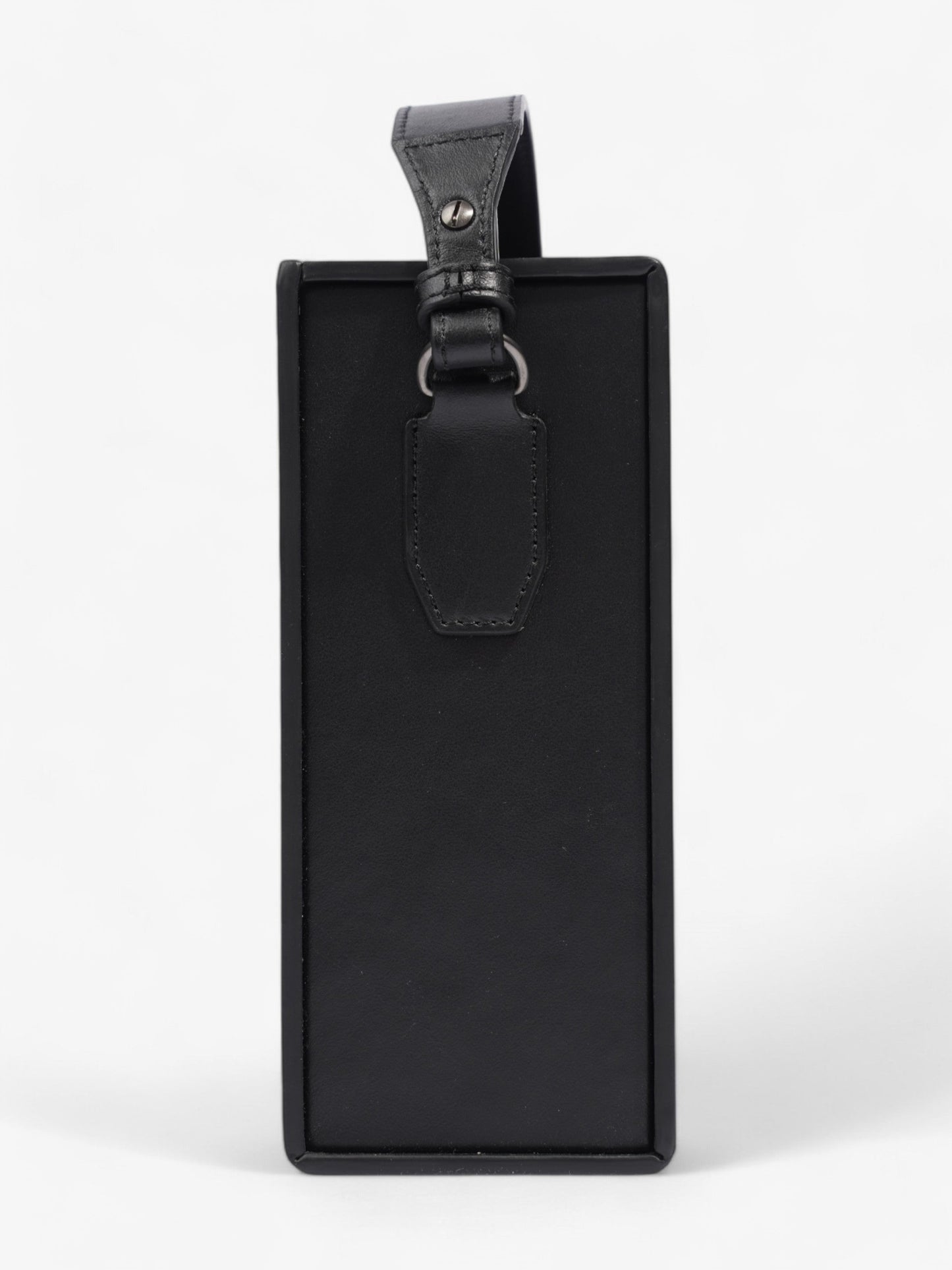 Fendi Box Vertical Messenger Black Calfskin Leather