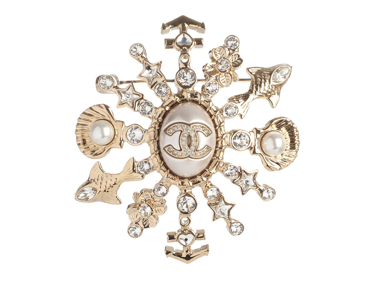 Chanel Large Sea Theme Brooch