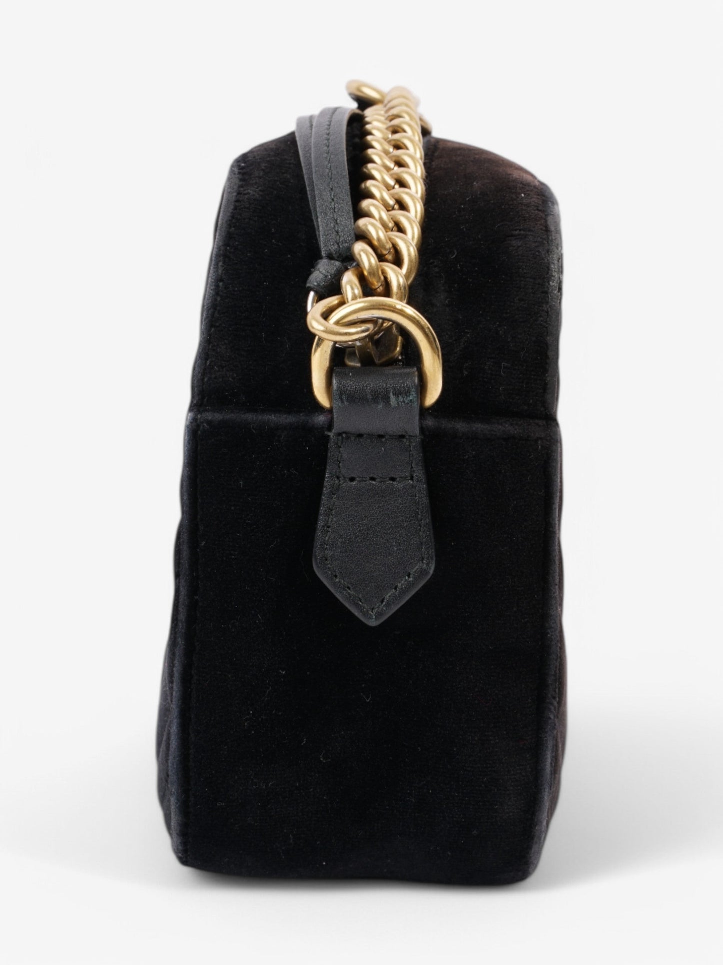 Gucci GG Marmont Black Velvet Small