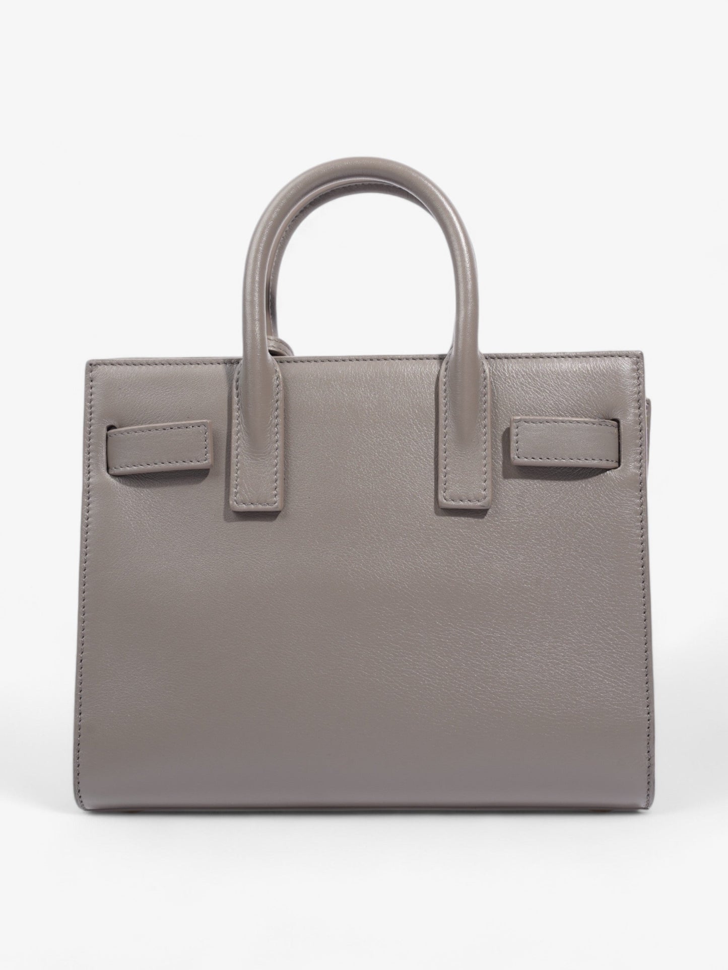 Saint Laurent Sac De Jour Grey Leather Nano