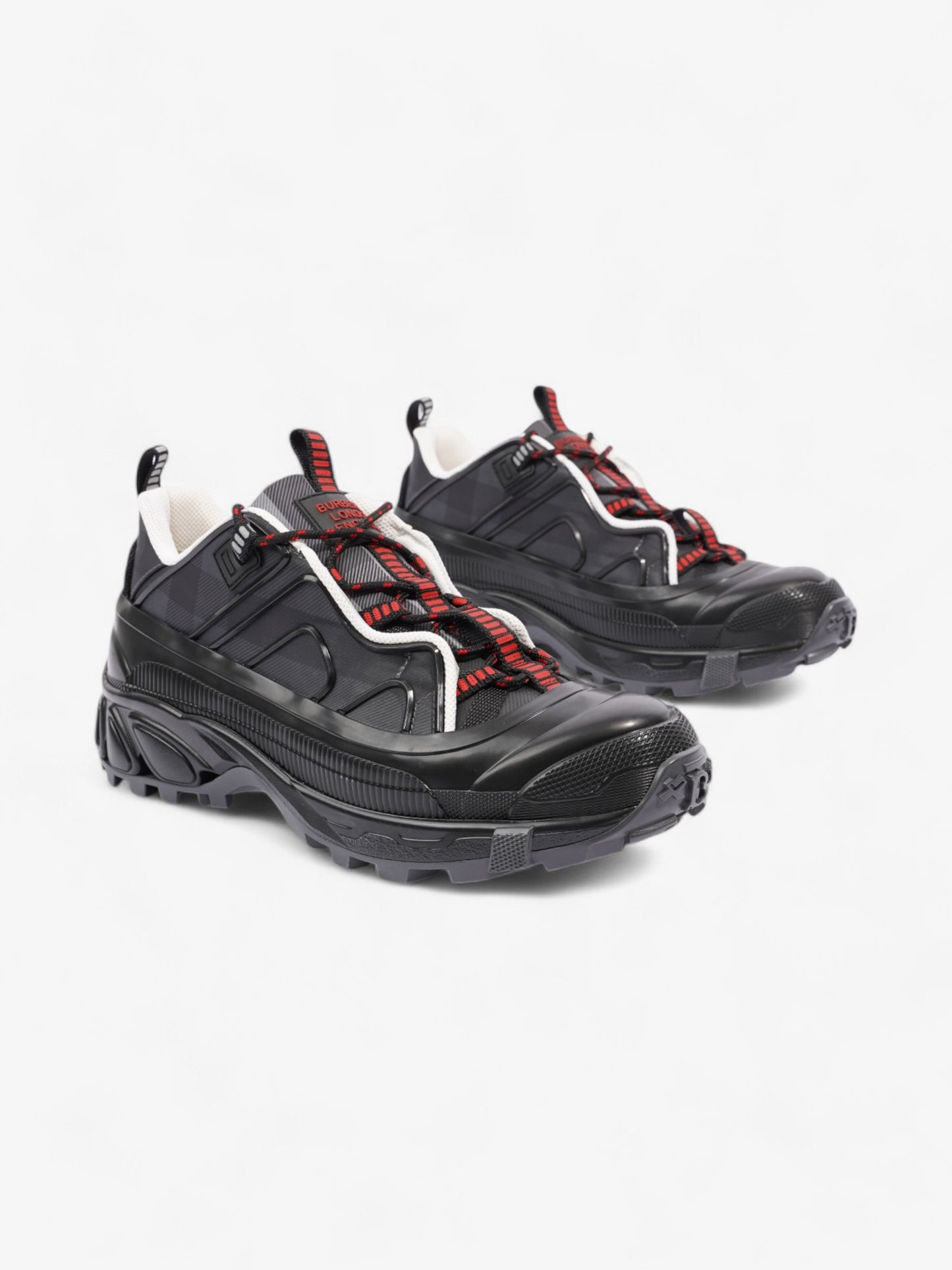 Burberry Arthur Sneakers Black / Red / White Rubber EU 43 UK 9