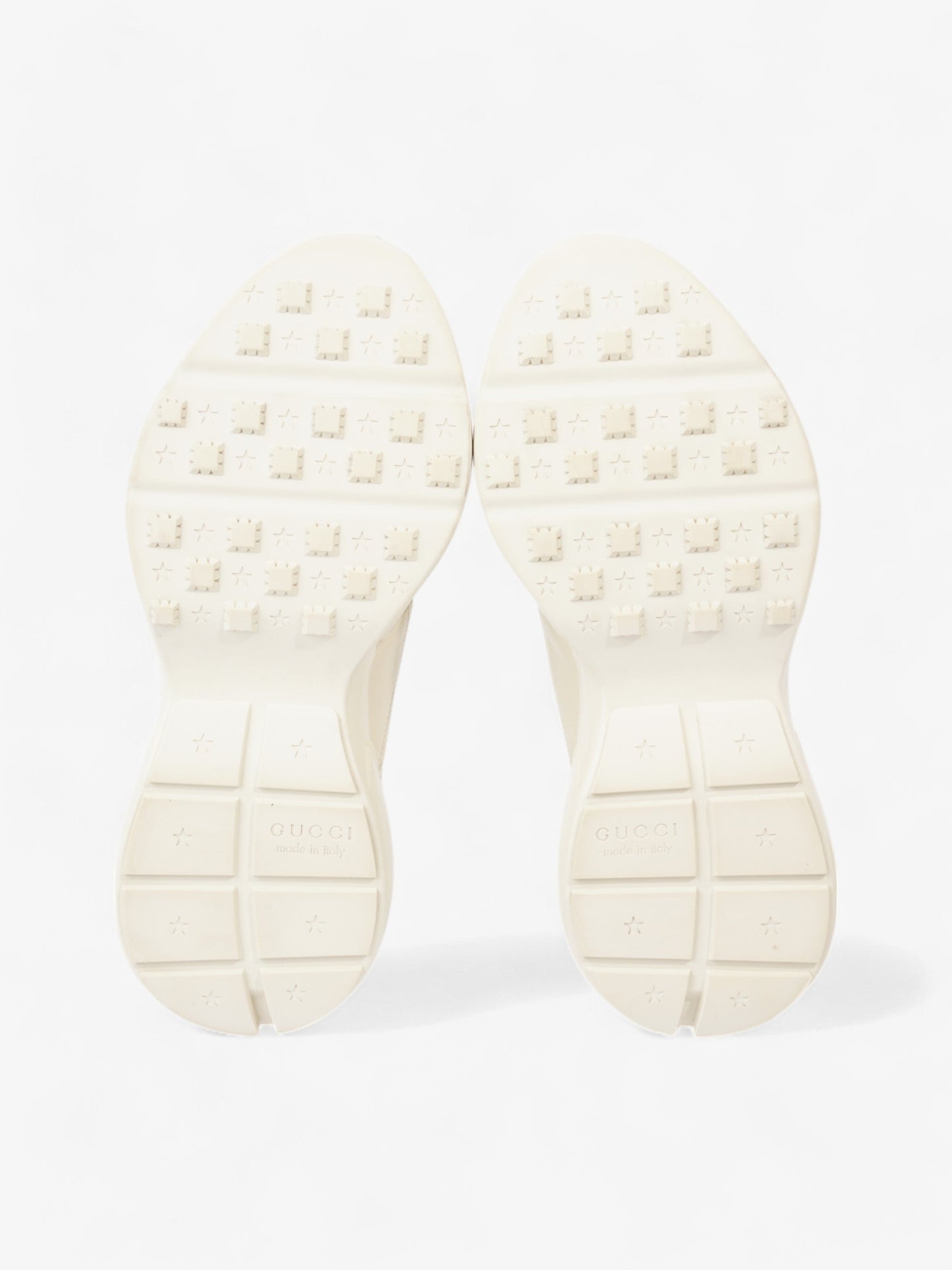 Gucci Rhyton Sneakers Beige / Red / Green Leather EU 42.5 UK 8.5