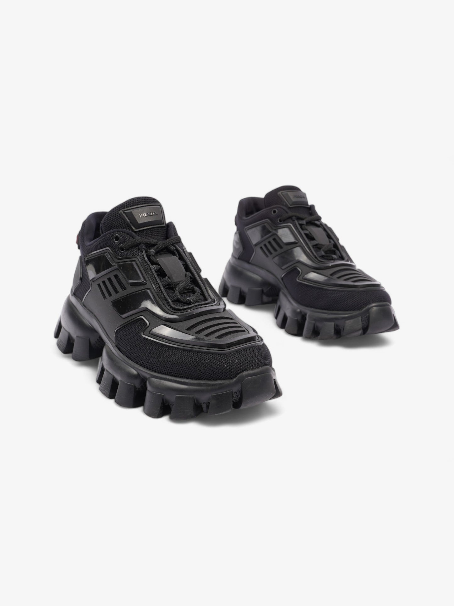 Prada Cloudbust Thunder Sneakers Black / Red Mesh EU 37.5 UK 4.5