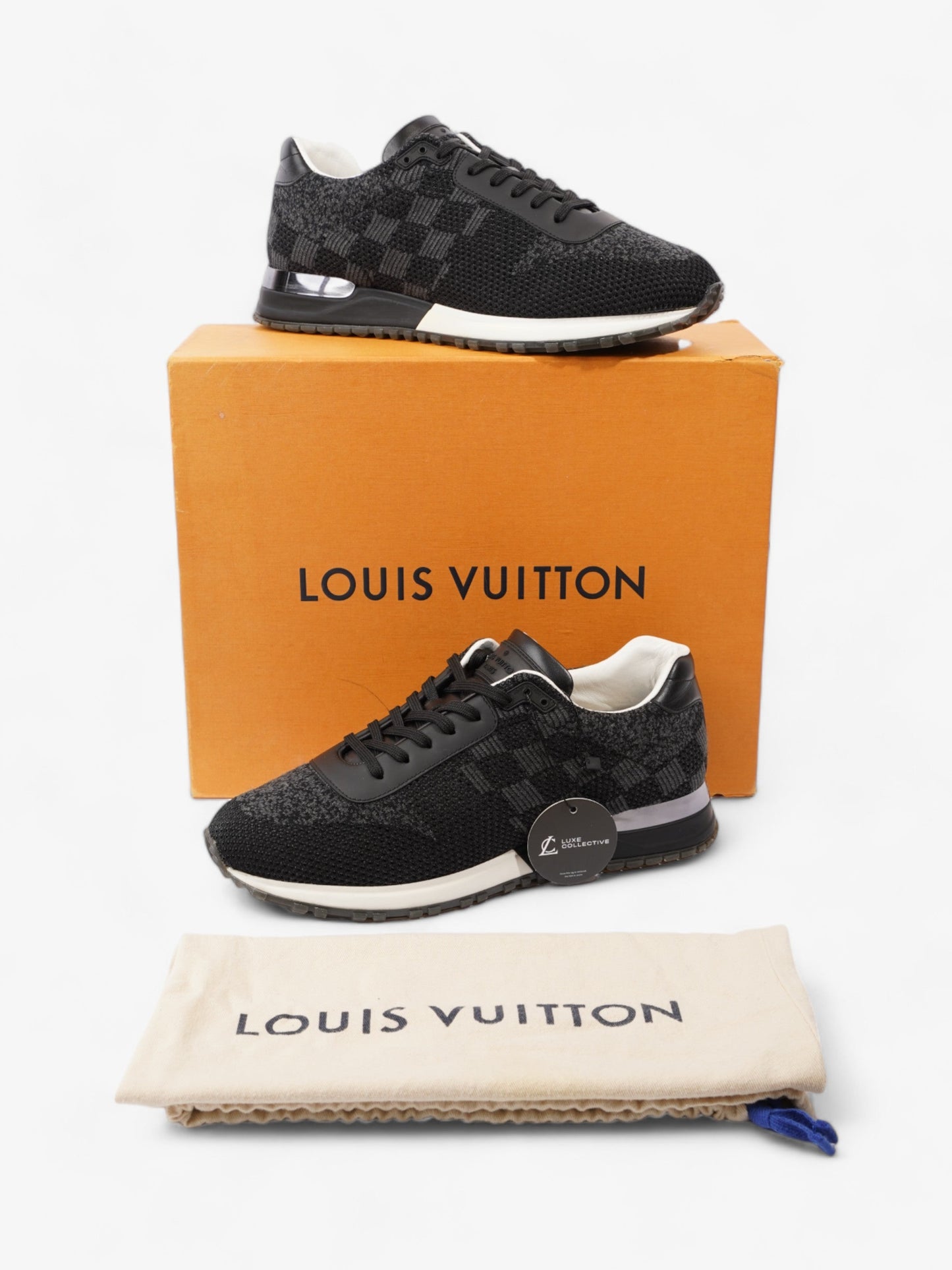 Louis Vuitton Runaway Low Sneakers Black Fabric EU 41 UK 7