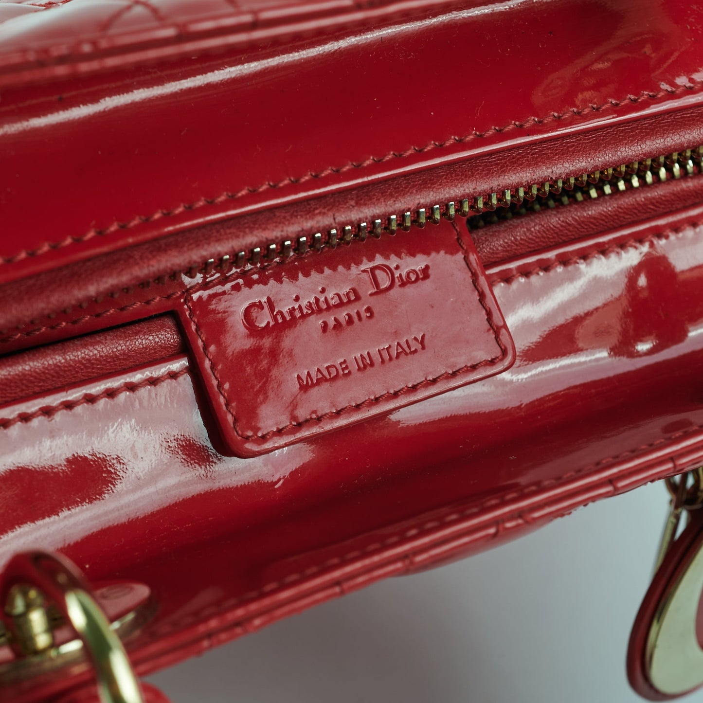 Dior Medium Lady Dior Red