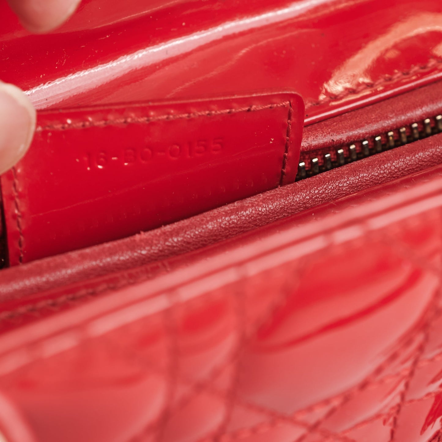 Dior Medium Lady Dior Red
