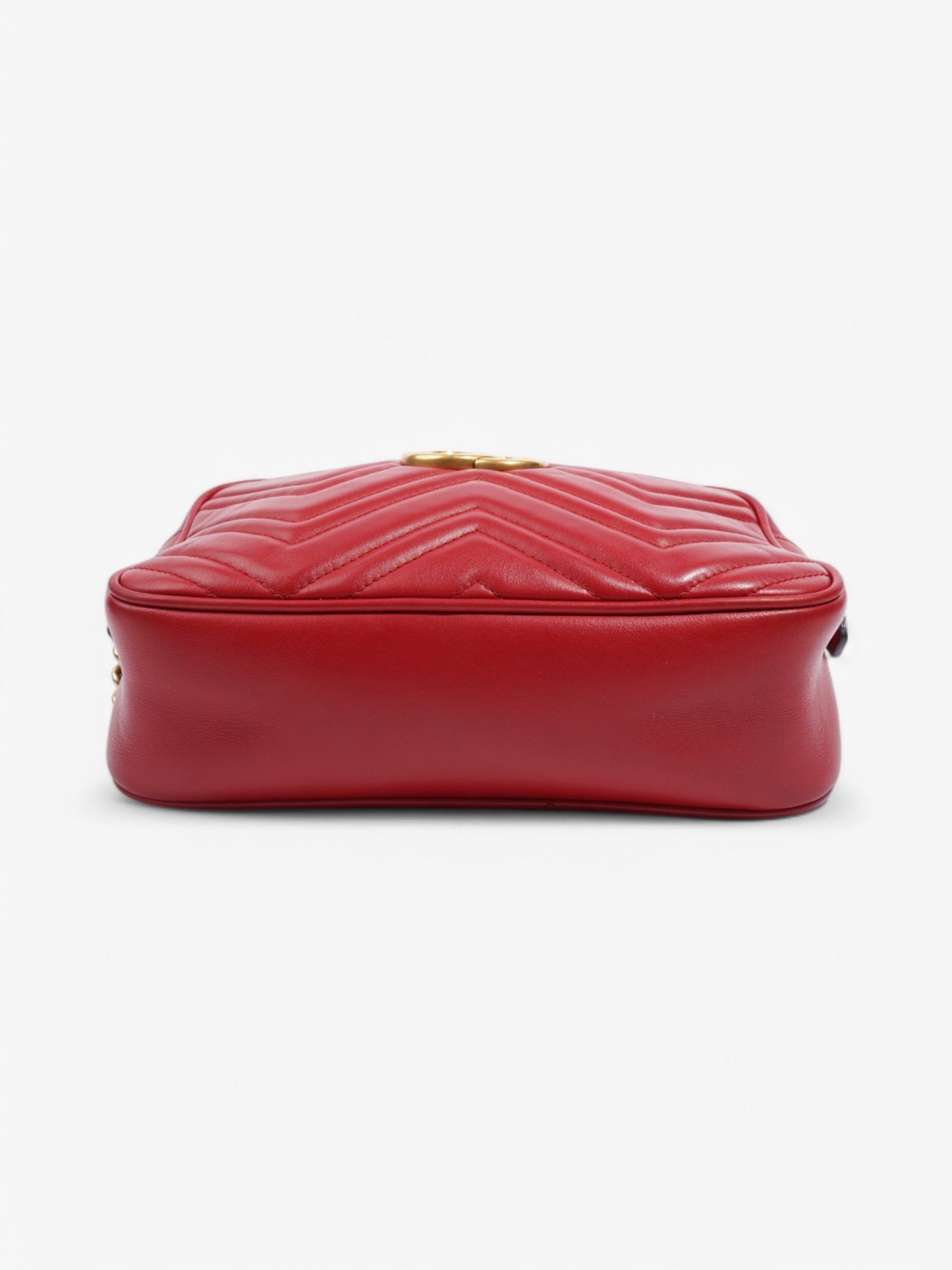 Gucci GG Marmont Red Calfskin Leather Small