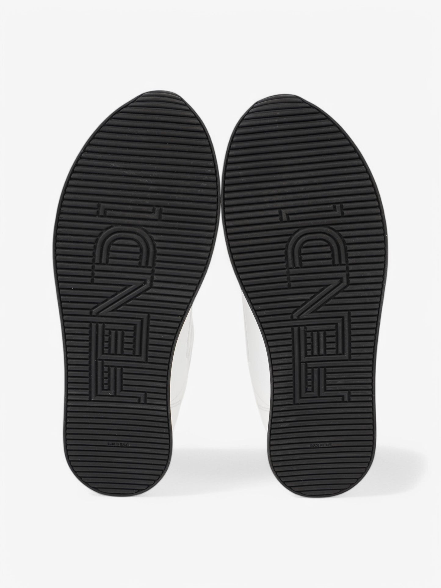 Fendi FFreedom Sneakers White / Black Technical Fabric EU 41 UK 8