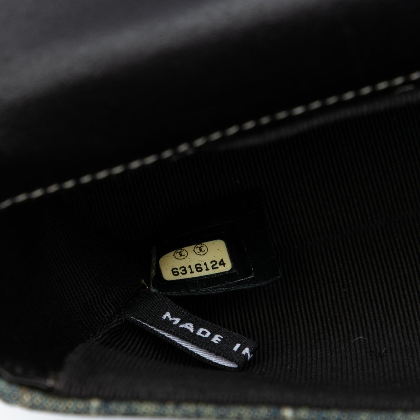 Chanel CC Chocolate Bar Denim East West Flap