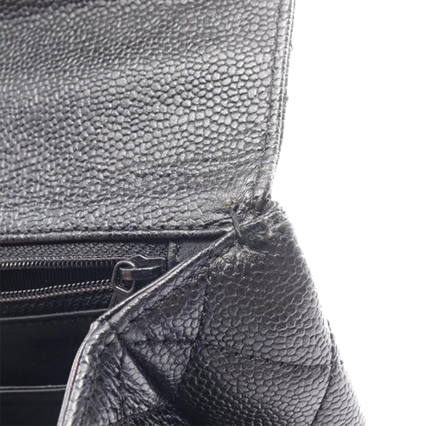 Chanel Caviar Kelly Top Handle (SHG-hzivnC)