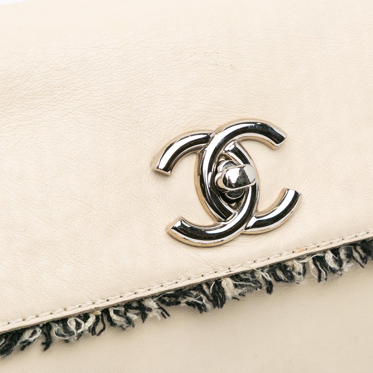 Chanel Lambskin Tweedy Flap