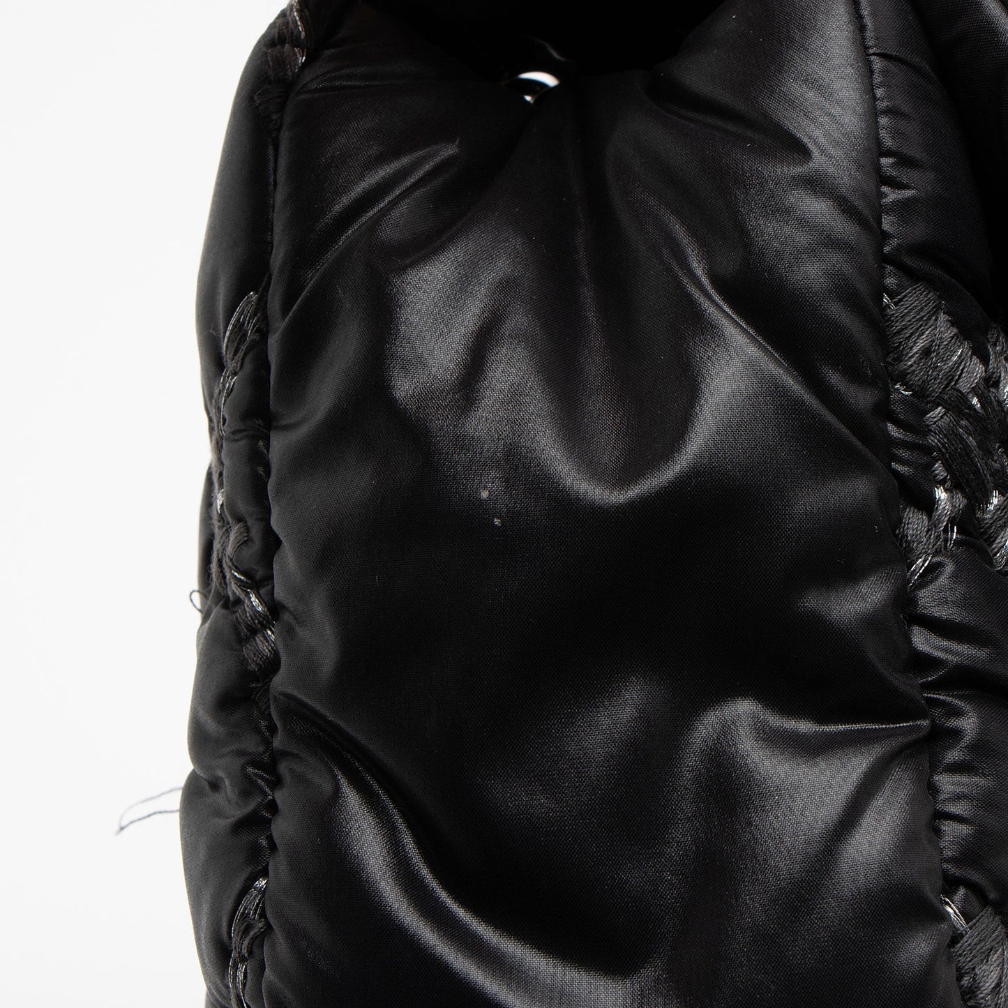 Chanel Nylon Quilted Tweed On Stitch Flap Bag (SHF-4UuNtD)