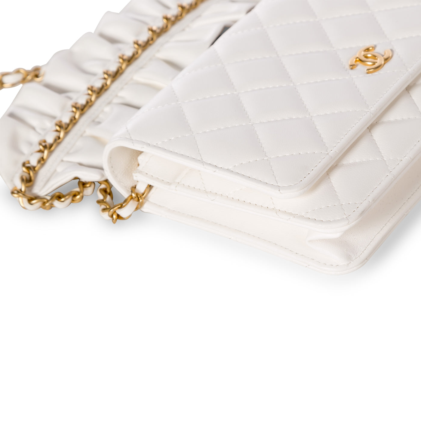 Chanel Fringed Wallet on Chain - Lambskin