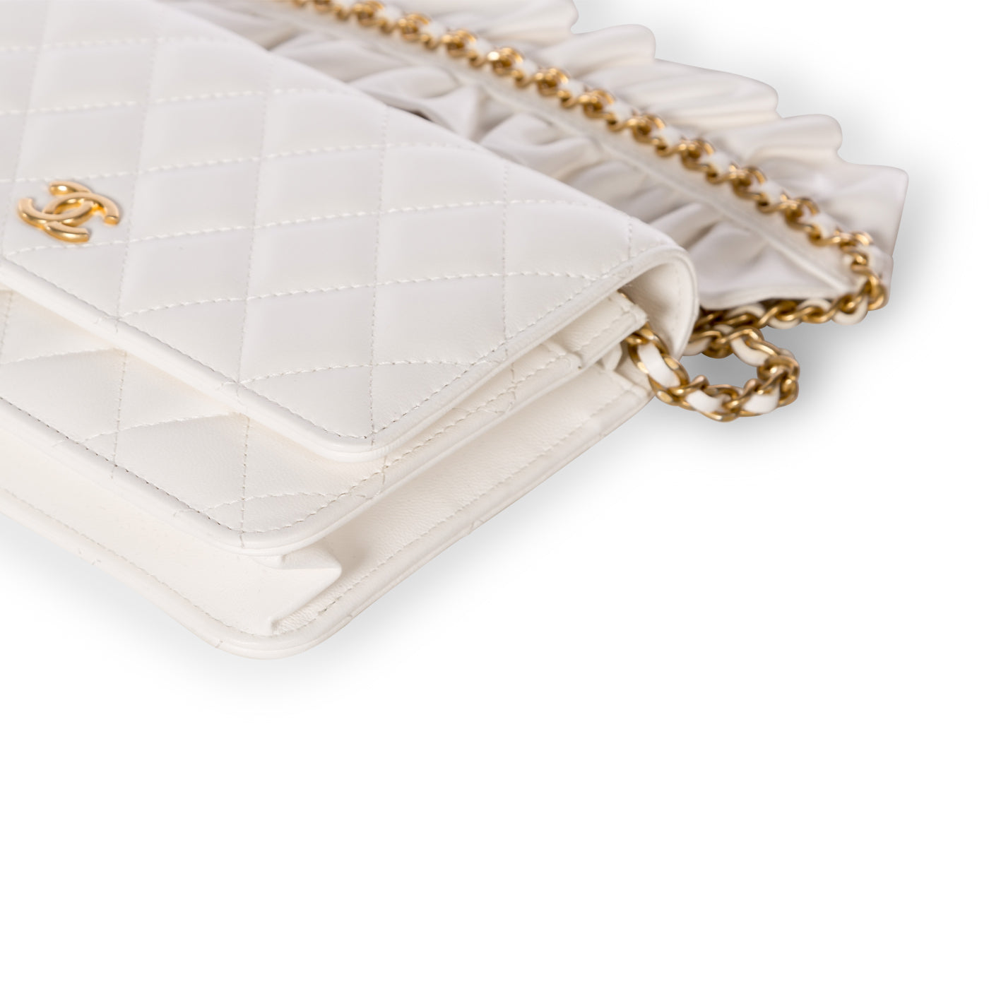 Chanel Fringed Wallet on Chain - Lambskin