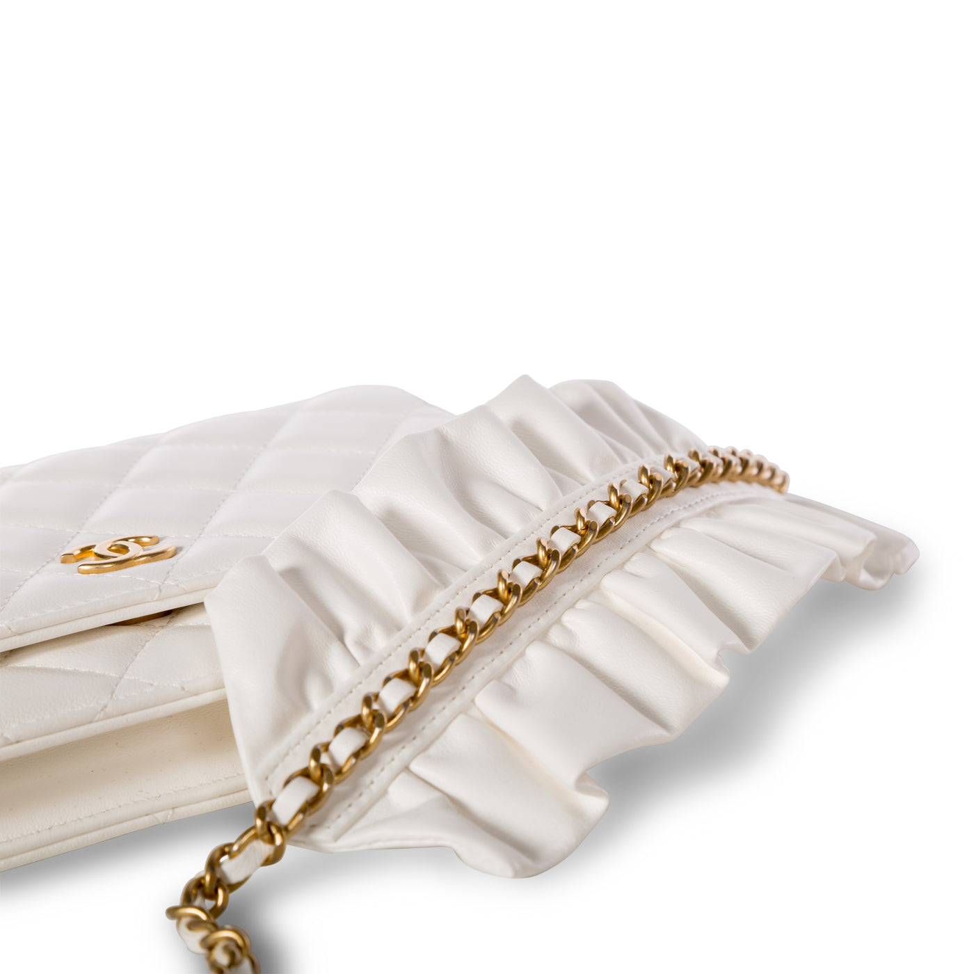 Chanel Fringed Wallet on Chain - Lambskin