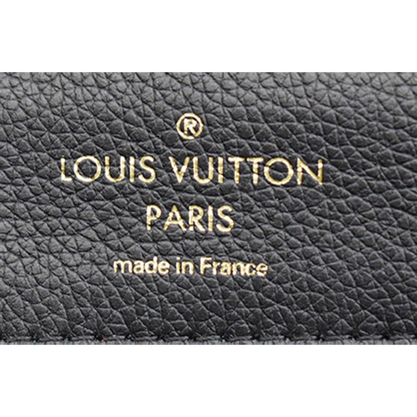 LOUIS VUITTON Women Lockme MM Leather Satchel Bag Black