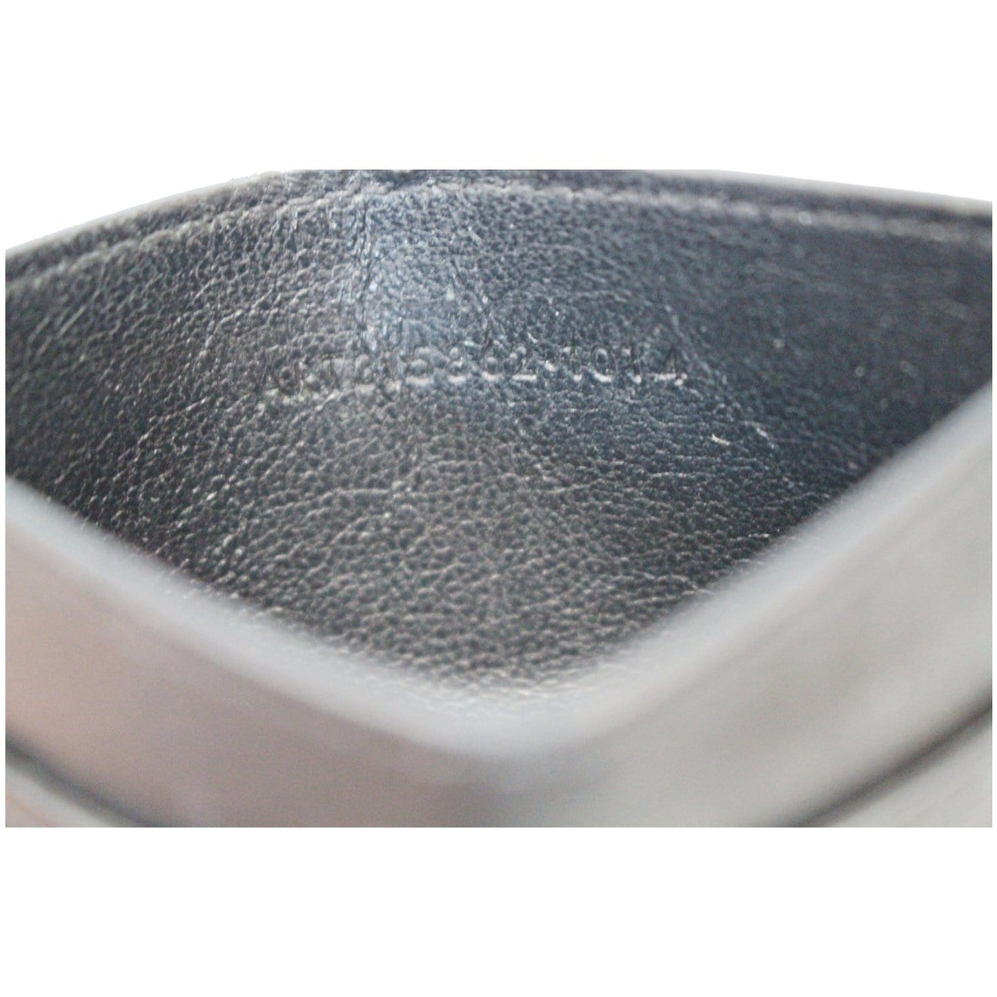 YVES SAINT LAURENT Smooth Leather Card Holder Black