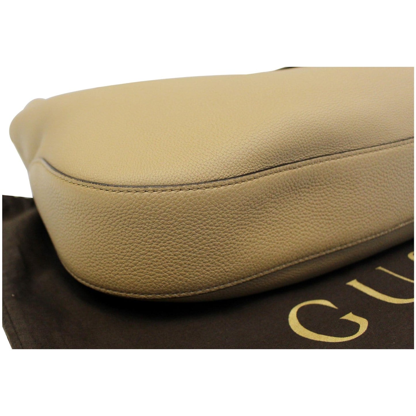 GUCCI Jackie Soft Leather Hobo Bag 362968 Beige - Last call