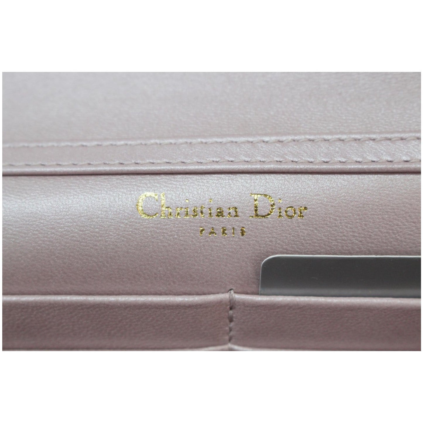 CHRISTIAN DIOR Miss Dior Promenade Wallet on Chain Crossbody Bag Light Pink