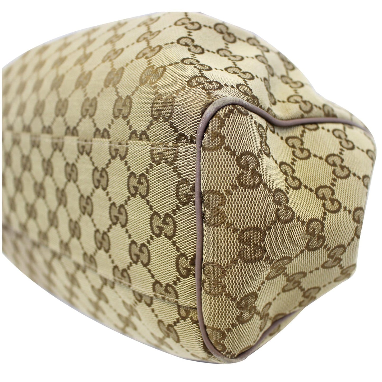 GUCCI Sukey Medium  GG Canvas Tote Bag Beige 211944