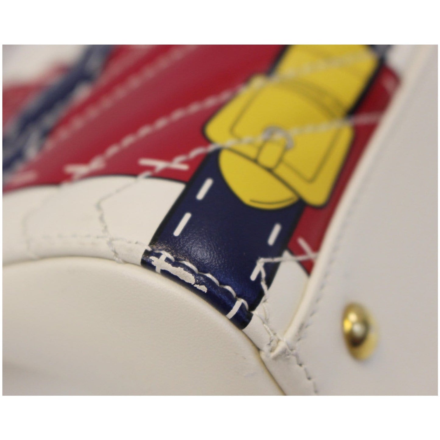 GUCCI Trompe L�oeil Print GG Marmont Top Handle Shoulder Bag