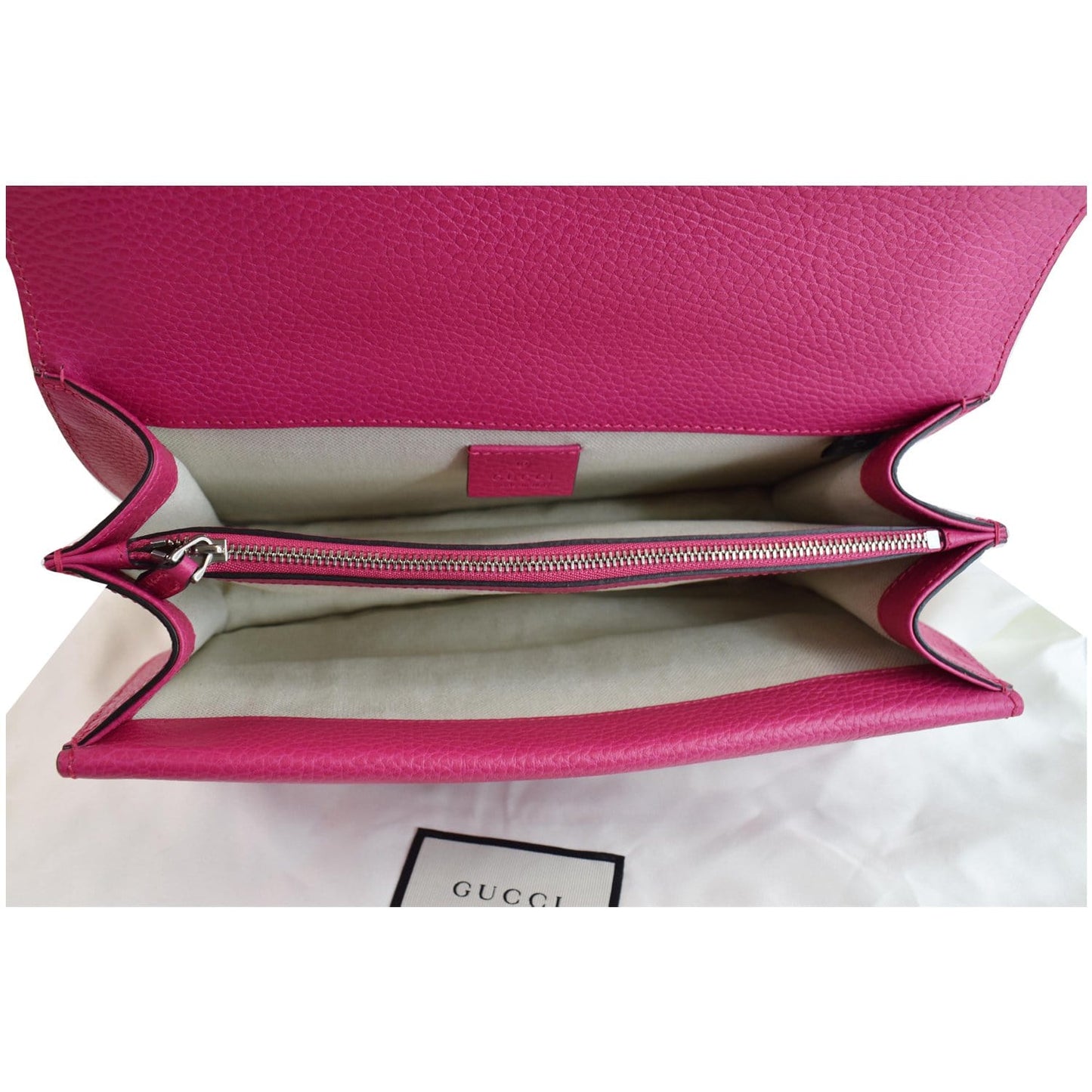 GUCCI Dionysus Small Leather Shoulder Bag 400249 Pink