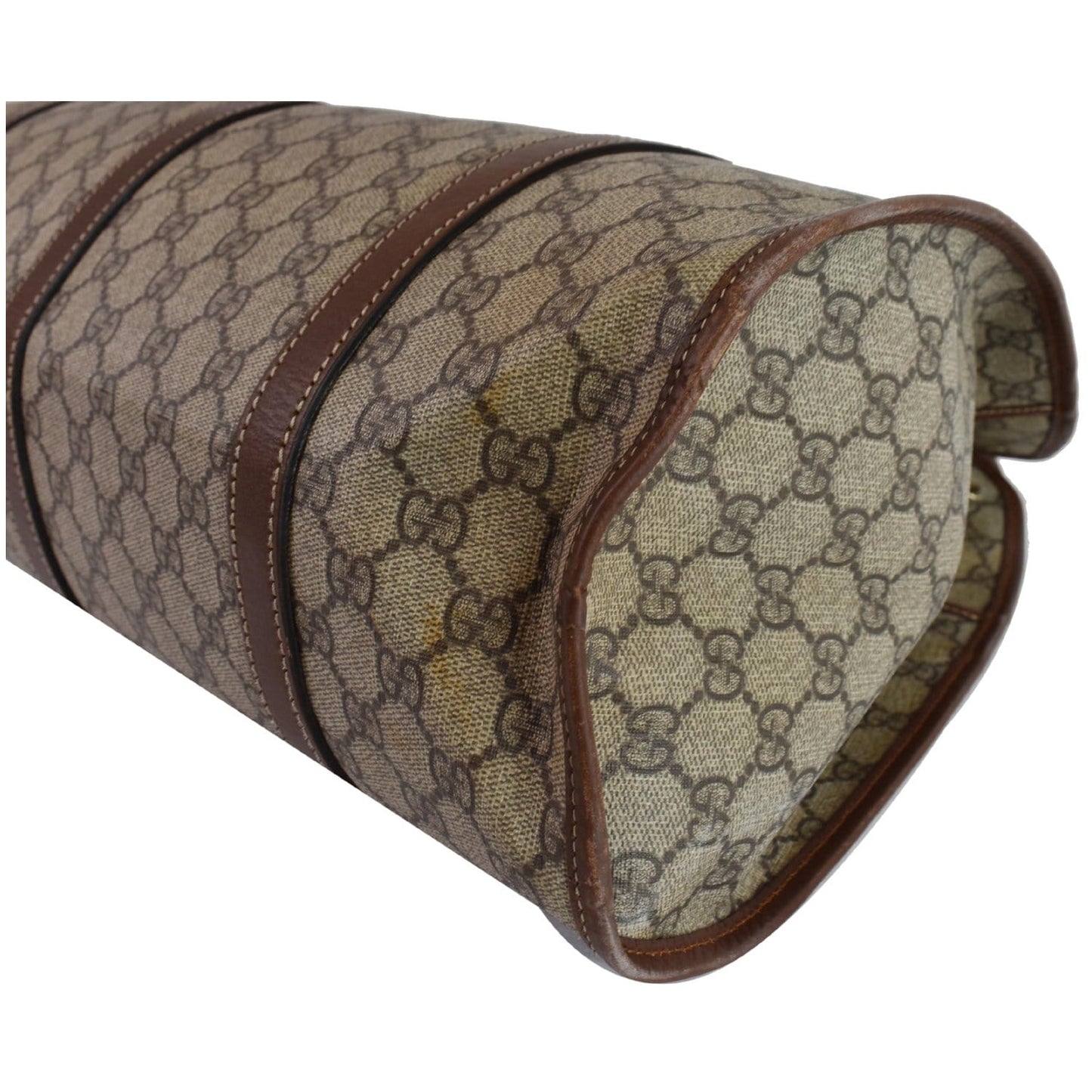 GUCCI Joy Large GG Monogram Shoulder Bag Brown 203493