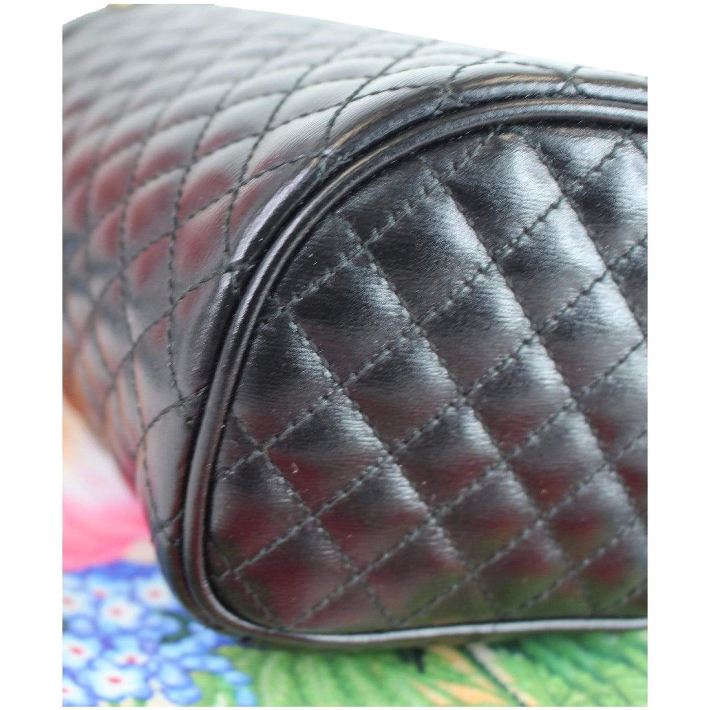 GUCCI Trapuntta Calfskin Leather Belt Crossbody Bag Black 572298 - Final Sale