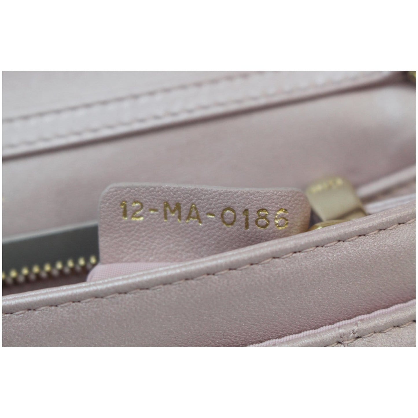CHRISTIAN DIOR Miss Dior Promenade Wallet on Chain Crossbody Bag Light Pink