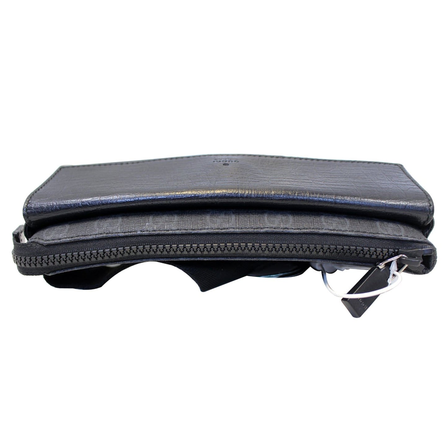 GUCCI GG Supreme Monogram Waist Bum Bag Black 161833