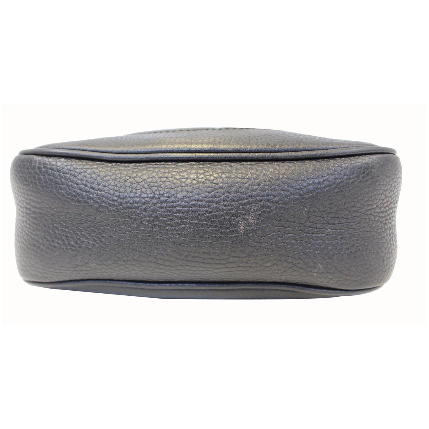 GUCCI Soho Disco Pebbled Leather Small Crossbody Bag Black