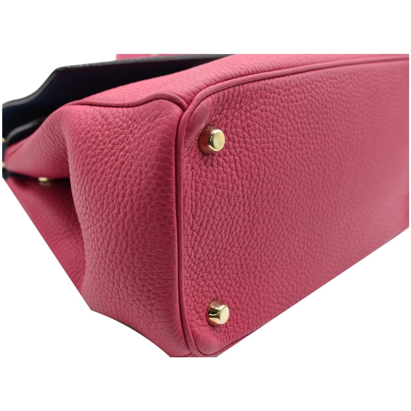 CHRISTIAN DIOR Be Dior Leather Flap Shoulder Bag Pink