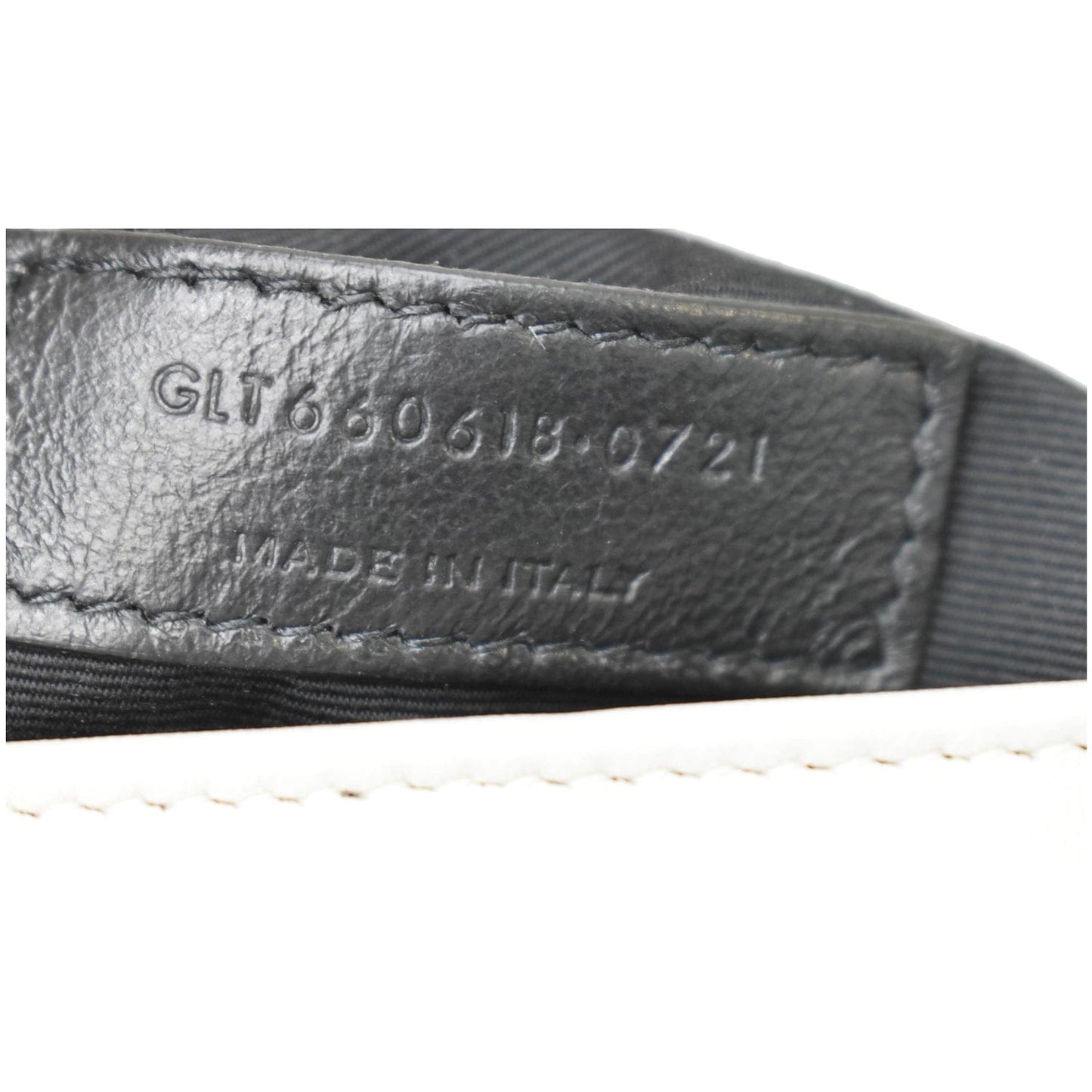 YVES SAINT LAURENT Kate Supple 99 Lambskin Leather Chain Shoulder Bag Light cream