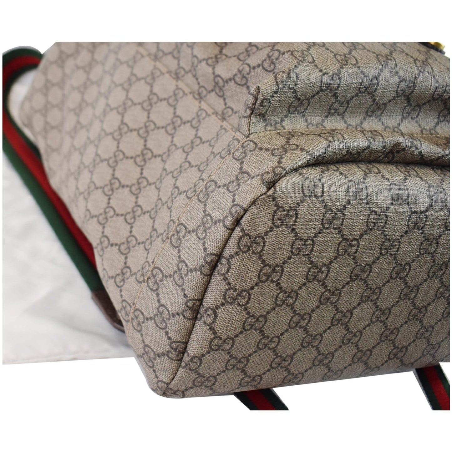 GUCCI Soft GG Supreme Canvas Backpack Bag Beige 473869