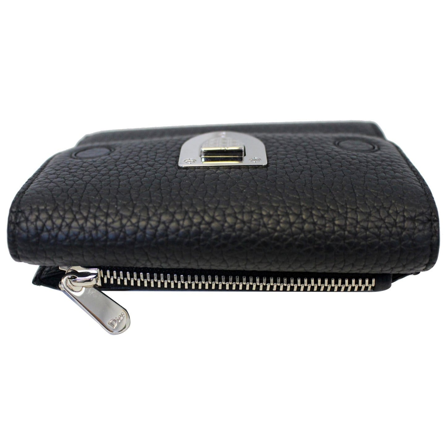 Christian Dior Noir Black Leather Wallet