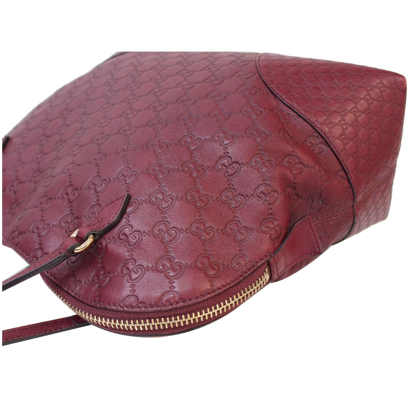 GUCCI Bree GG Guccissima Leather Shoulder Bag Dusty Rose 323673