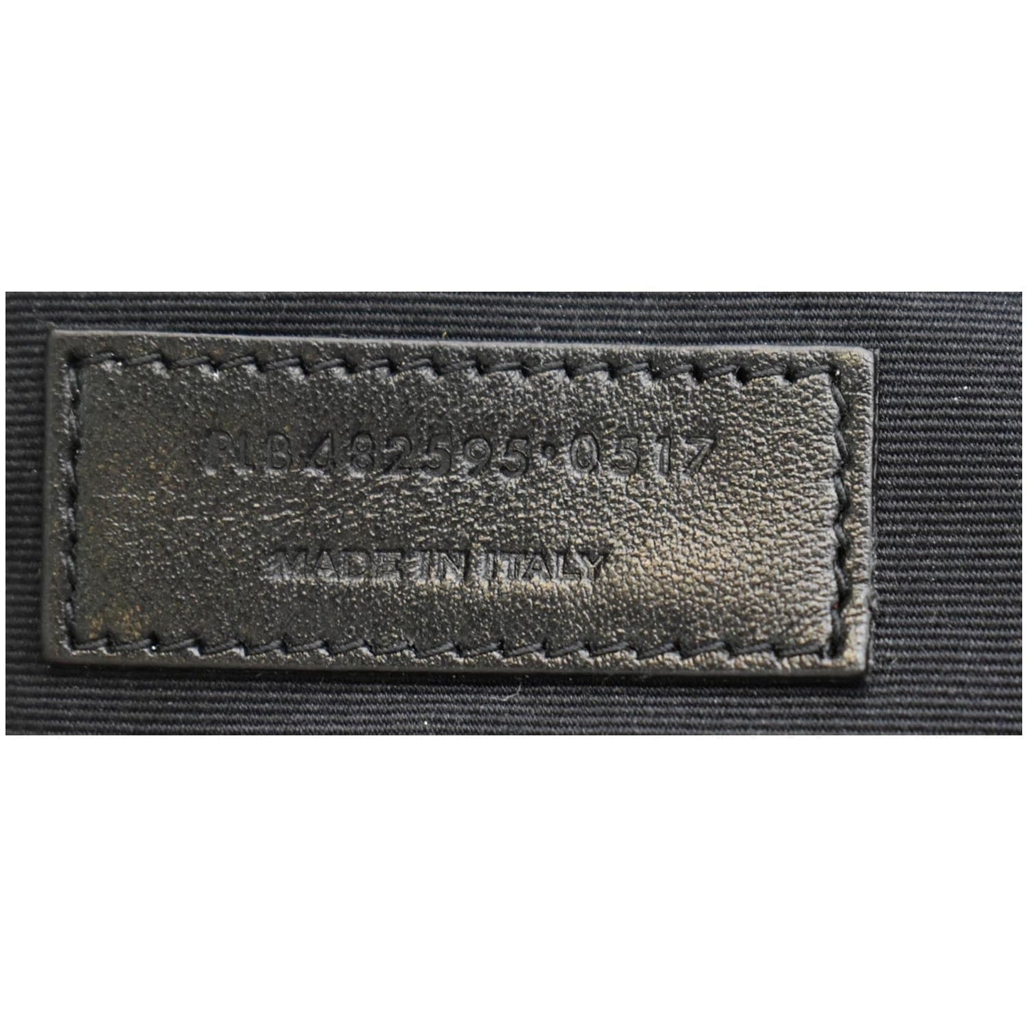 YVES SAINT LAURENT Mini City Sequin Leather Backpack Bag Black