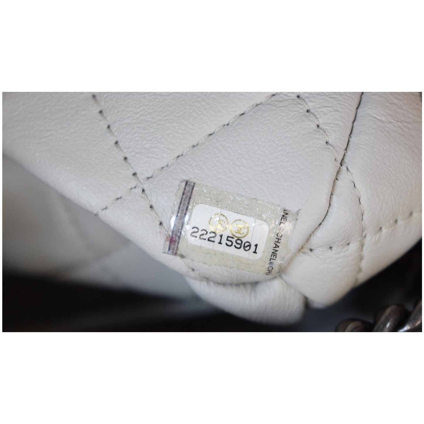 CHANEL Urban Luxury Drawstring Calfskin Stitched Backpack Bag Ivory - 15% OFF