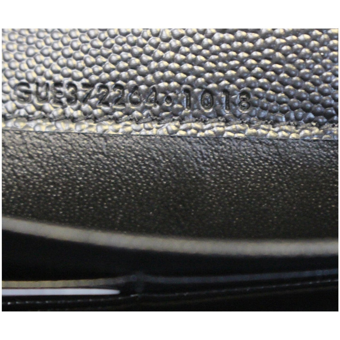 YVES SAINT LAURENT Large Grain De Poudre Wallet Black