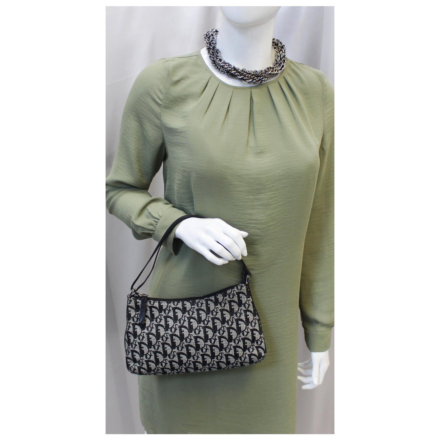 CHRISTIAN DIOR Vintage Trotter Shoulder Bag