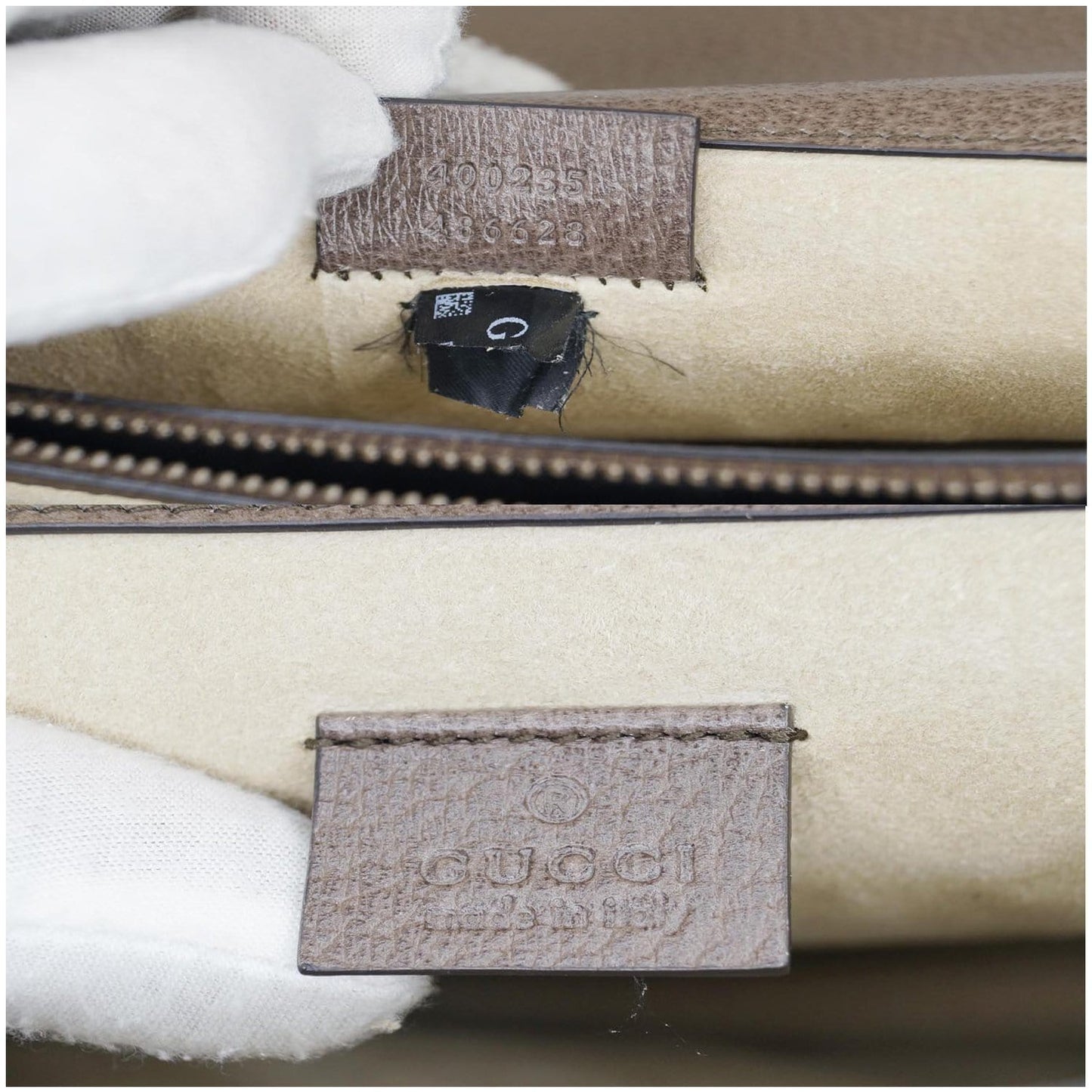 GUCCI Dionysus Embroidered Owl Shoulder Bag Brown 400235