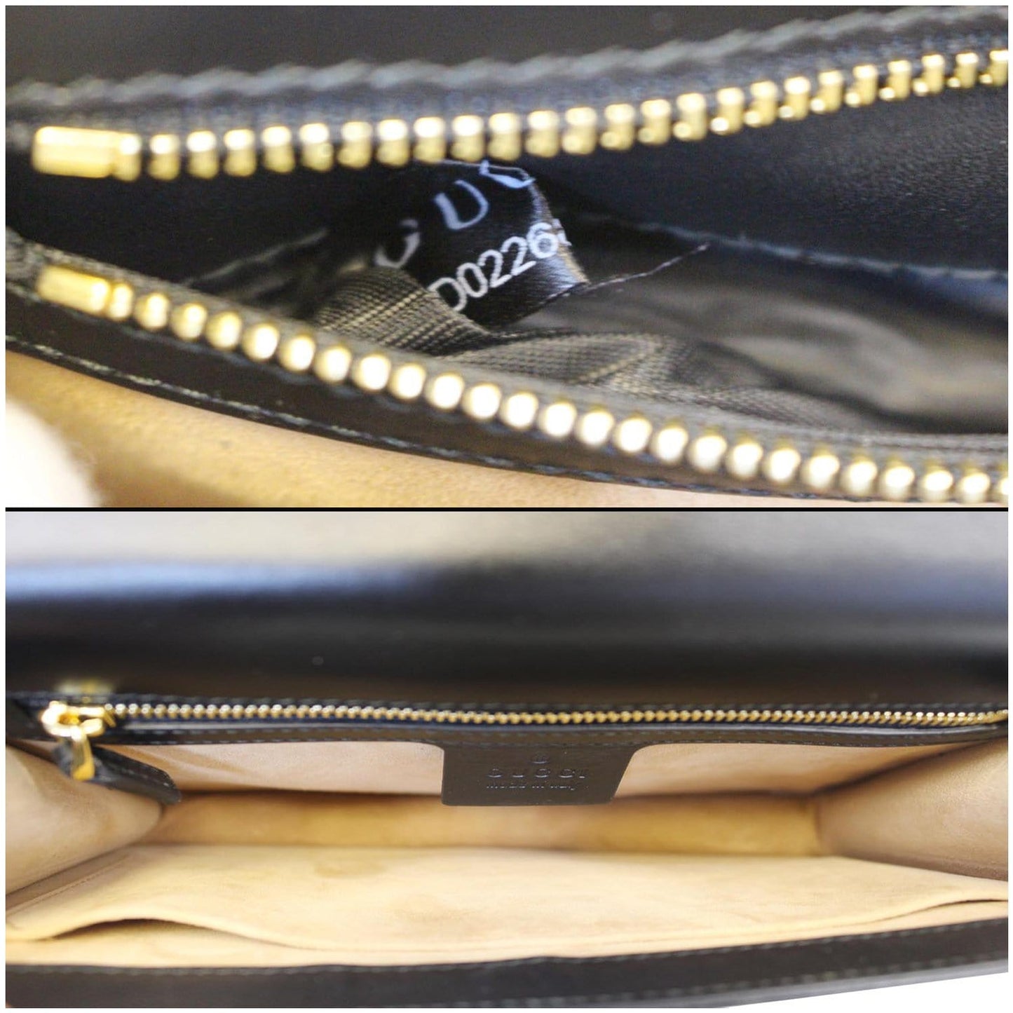 GUCCI Sylvie Calfskin Leather Belt Bumbag Black 476811